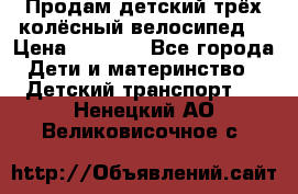 Продам детский трёх колёсный велосипед  › Цена ­ 2 000 - Все города Дети и материнство » Детский транспорт   . Ненецкий АО,Великовисочное с.